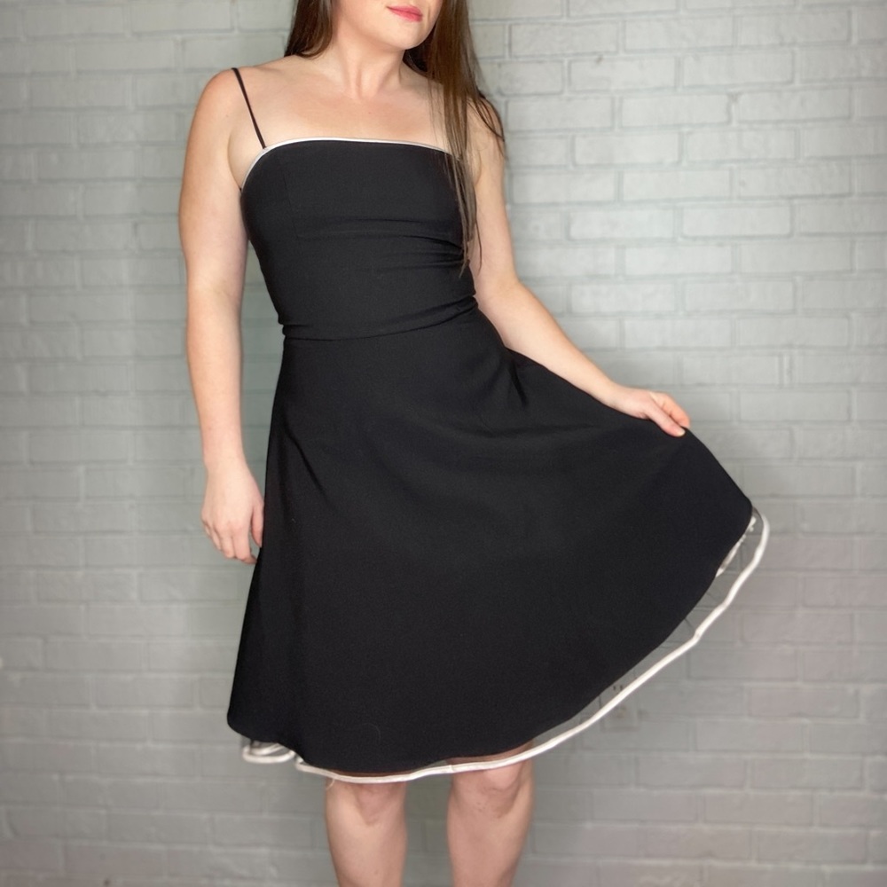 Vintage Y2K Party Dress with Tulle Hem by Steppin’ Out - Picture 10 of 13